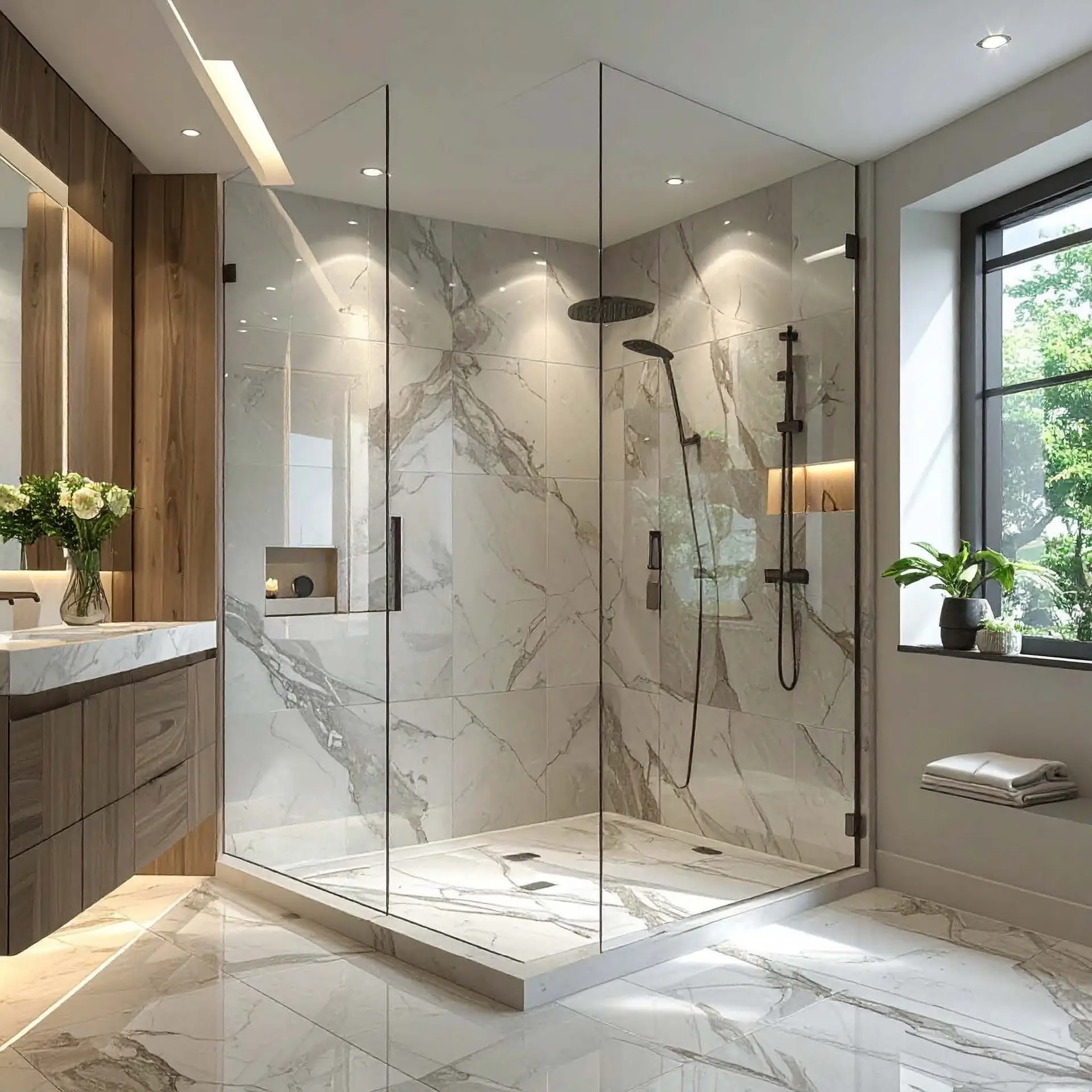Emerging Trends in Custom All-Glass Shower Enclosures for 2026 square partitions